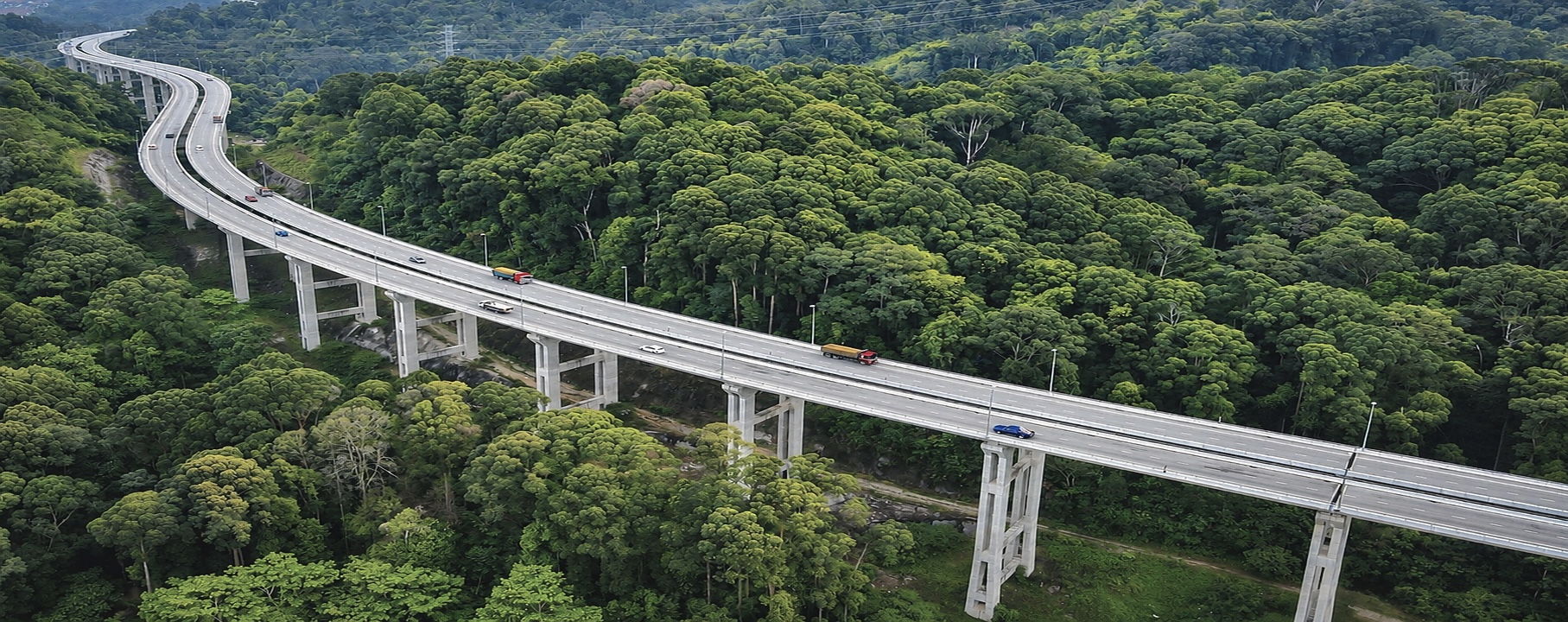 Forest highway filming location for film production in Malaysia