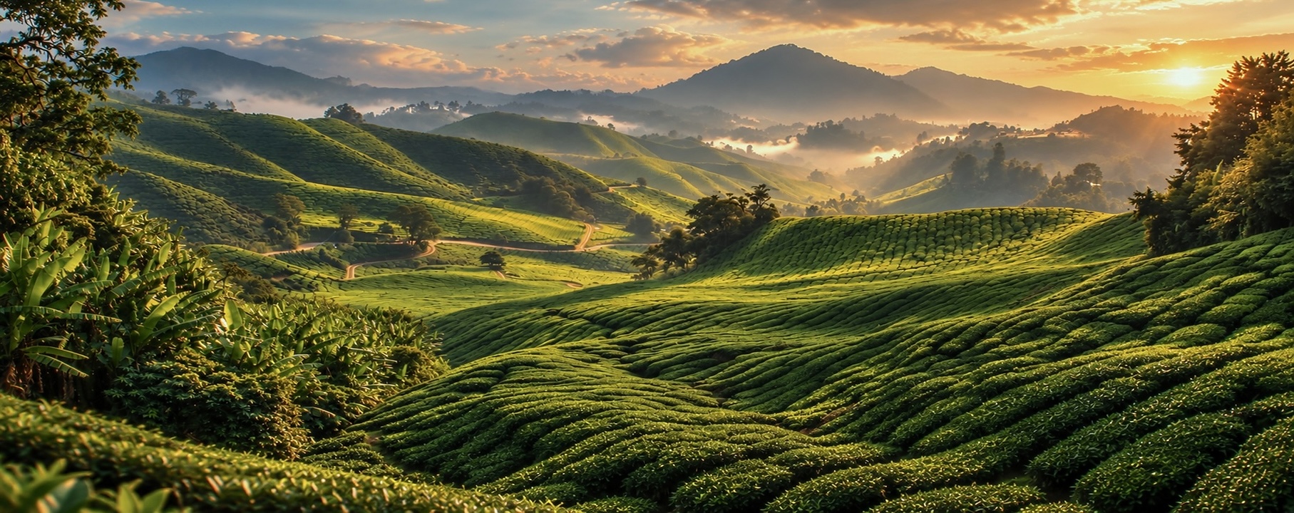 Tea hills filming location in Malaysia