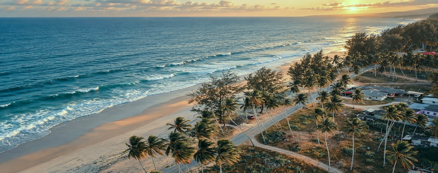 Beach sunset filming location in Malaysia